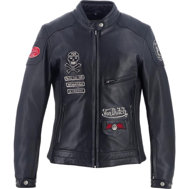 Chaqueta Femme Pretty Cuir Soft - Helstons x Von Dutch