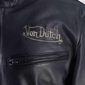 Basic Leather casaco Rag - Helstons x Von Dutch