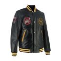 Blouson Collegian Cuir Rag - Helstons x Von Dutch