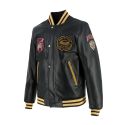 Blouson Collegian Cuir Rag - Helstons x Von Dutch