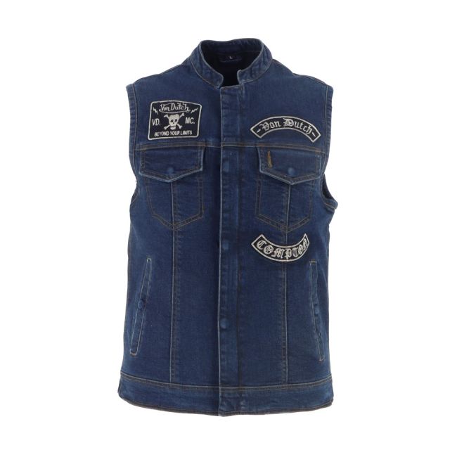 Gilet Apache Toile Denim - Helstons x Von Dutch