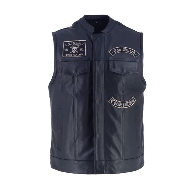 Gilet Apache Cuir - Helstons x Von Dutch