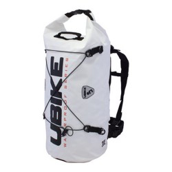 Cylinder Bag 30L Waterproof White - Ubike