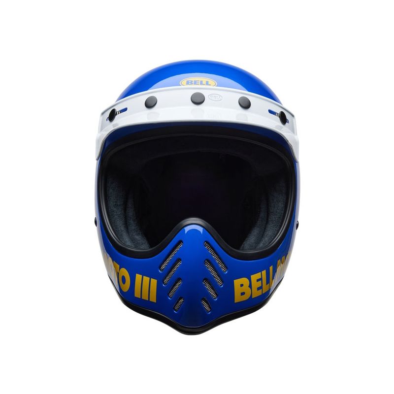 Bell Casco Moto-3 Classic – Rosso, Taglia XL, Calotta In Fibra Di Vetro, Interno Antibatterico Lavabile, Omologazione ECE