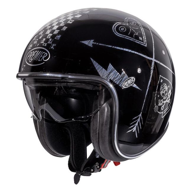 Casque Vintage Nx Silver Chromed - Premier 