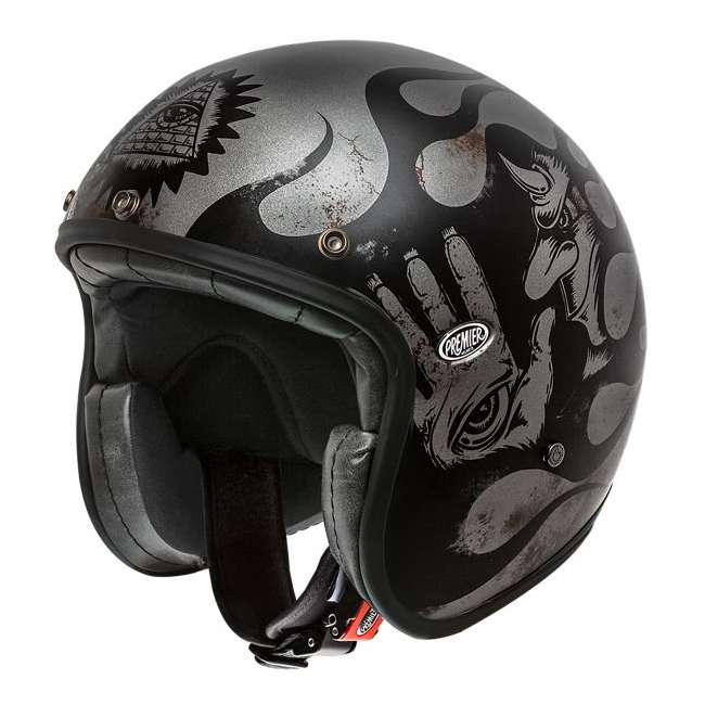 MOTOCICLETA casco jet POCO BD17BM - PREMIER