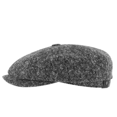 Hatteras Donegal Cap Black/White - Stetson