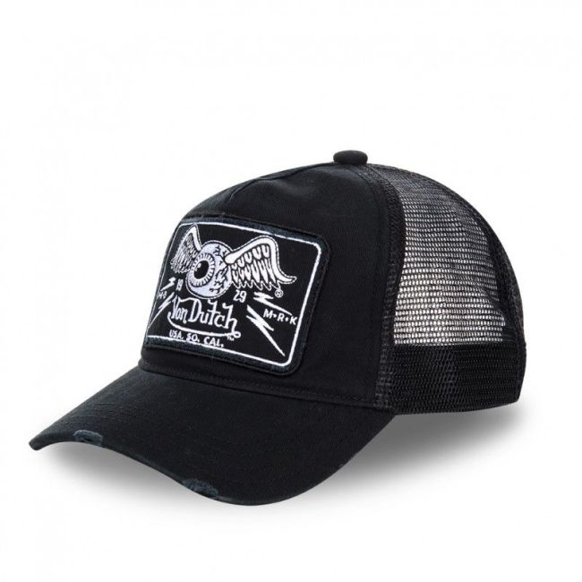 Casquette Black Von Dutch Flying Eye Men'S Trucker Hat - Von Dutch