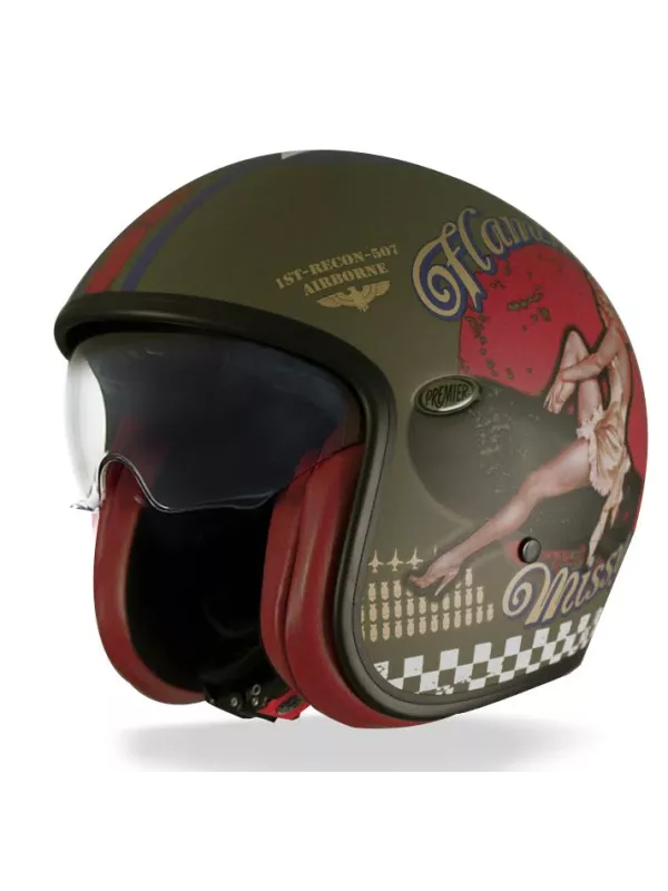 Vintage Pinup Military Bm Jethelm - Premier