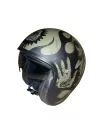 Casco da moto Bd Military Green Bm Vintage Jet - Premier