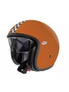 Vintage Ck Orange Open Face Helmet - Premier