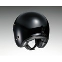 J.O Black Open Face Helmet - Shoei