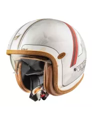 Vintage Platinum Drdo8Bm Open Face Helmet - Premier