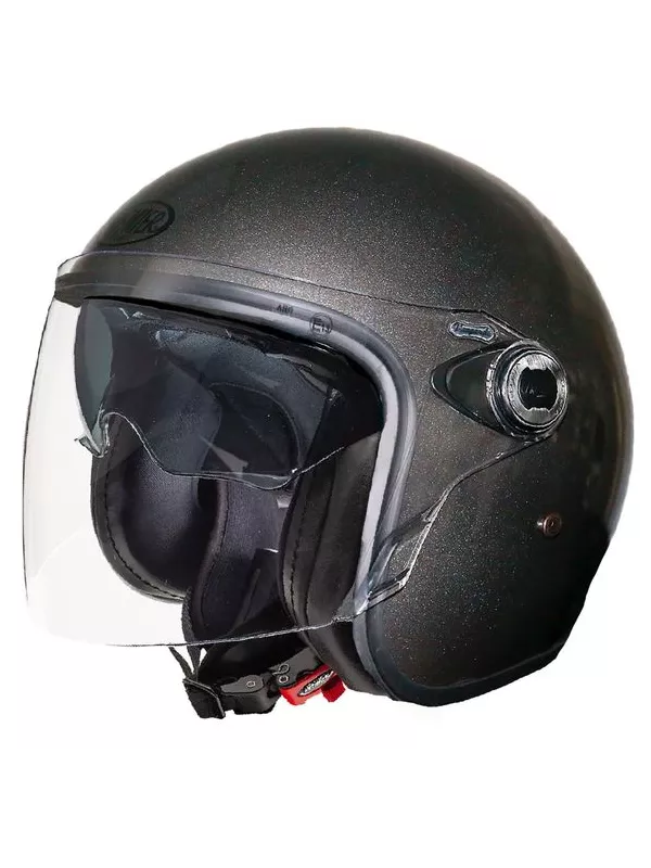 Vangarde U17 Metal Grey Open Face Helmet - Premier