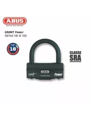 Antivol U + Chaine Abus 58Hb3+12Ks80L Sra