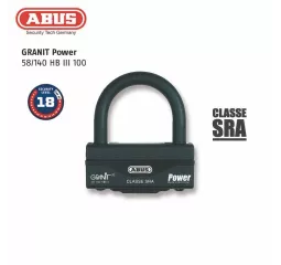 Antifurto U + catena ABUS 58HB3 + 12KS120L