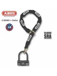 Candado en U + Cadena Abus 58Hb3+12Ks120L Sra