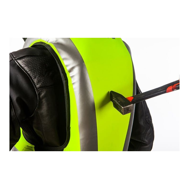 Vest motorcycle airbag Helite Airnest Turtle Fluorescent High Visibility