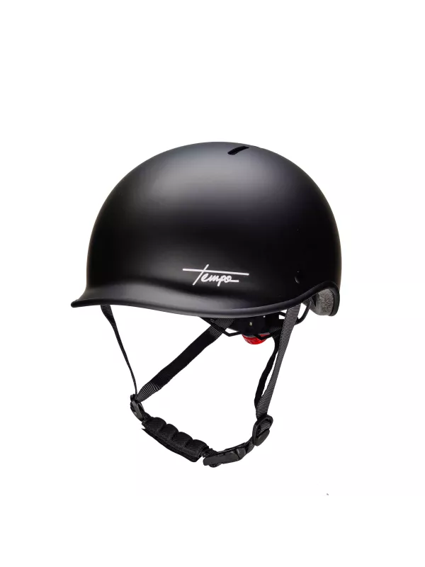 Vintage Tempo Bike Helmet - Mârkö (Black Matt)