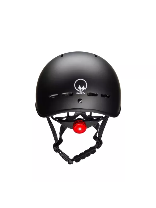 Vintage Tempo Bike Helmet - Mârkö (Black Matt)