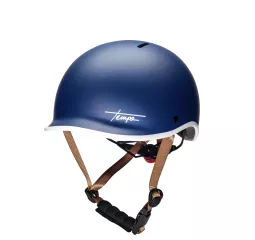 Vintage Tempo Bike Helmet - Mârkö (Blue Matt)