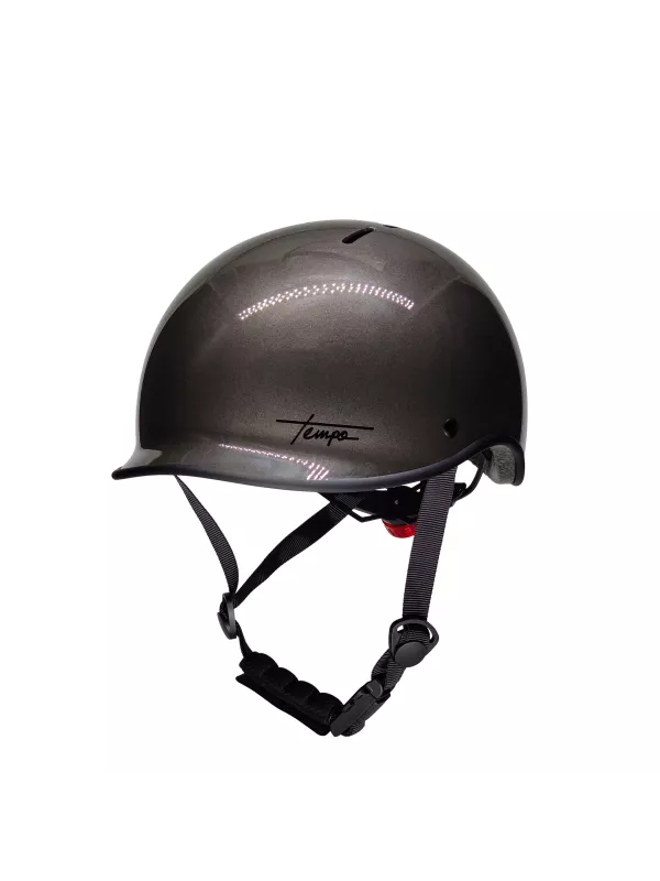 Casco Vintage Tempo Velo - Mârkö (Plata Metalizado)