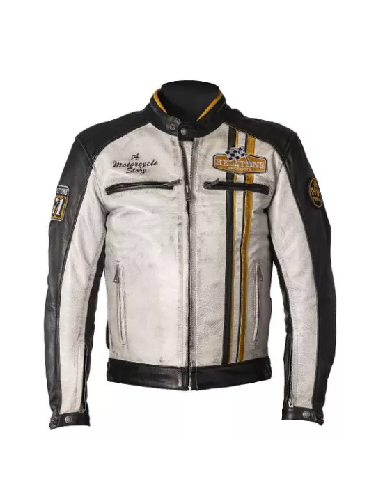 Indy Leather Rag retro jacket- Helstons