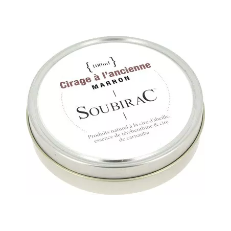 Cuidado Abrillantador de Zapatos Marrón 100Ml - Soubirac