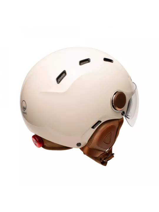 Cadence E-Bike Helmet - Mârkö (Creme)