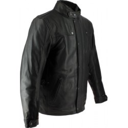 Upper Tight Leather retro jacket- Soubirac