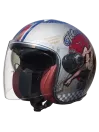 Capacete Premier Jet Vangarde Pinup Old Style Silver