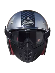 Capacete Premier Jet Mask Nx Chromed