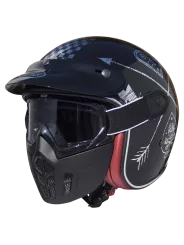 FIRST NX jet MASK SILVER CHROMED