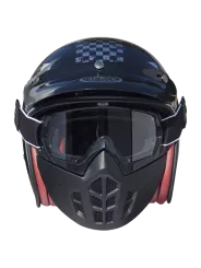 FIRST NX jet MASK SILVER CHROMED