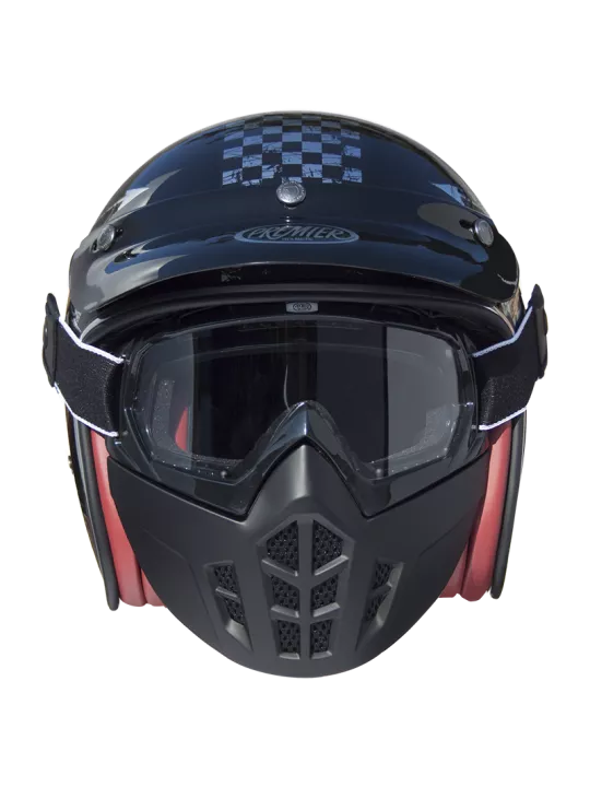 FIRST NX jet MASK SILVER CHROMED