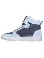 Sneaker Frau Maya Leinwand Armalith-Leder - Helstons