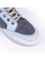 Sneaker Frau Maya Leinwand Armalith-Leder - Helstons