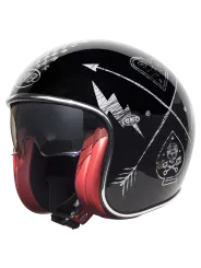 Helm Vintage Nx Silver Chromed - Premier