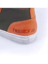 Sneaker Frau Maya Leinwand Armalith-Leder - Helstons