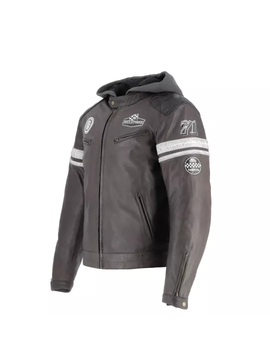Riposte Buffalo Leather retro jacket- Helstons