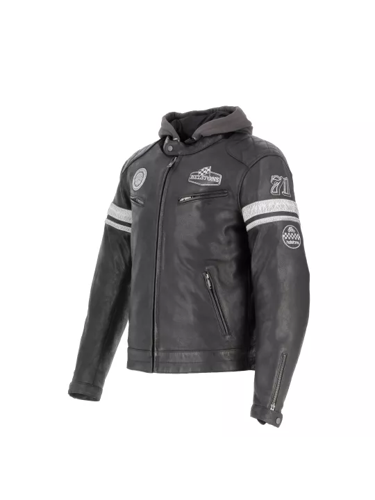 Jacke Riposte Leder Buffalo - Helstons