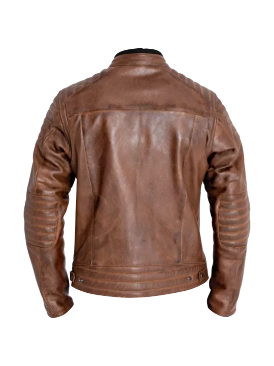 Chaqueta de moto de cuero Dexter - John Doe