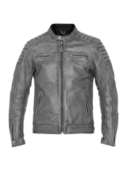 Chaqueta de cuero para moto Storm - John Doe