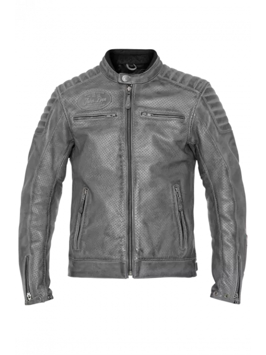 Motorradjacke Leder Storm - John Doe