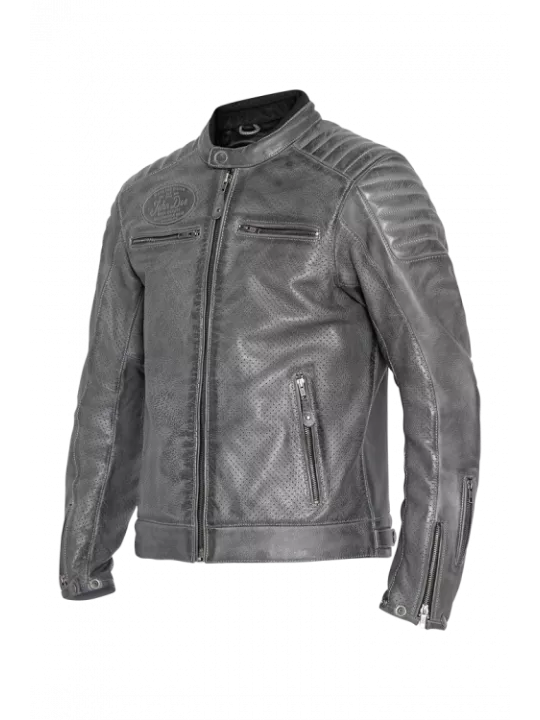 Motorradjacke Leder Storm - John Doe