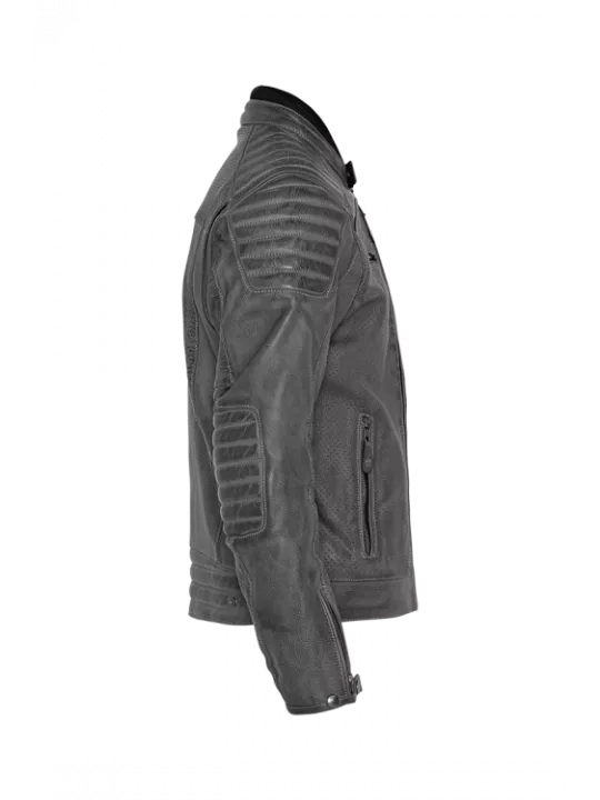 Chaqueta de cuero para moto Storm - John Doe