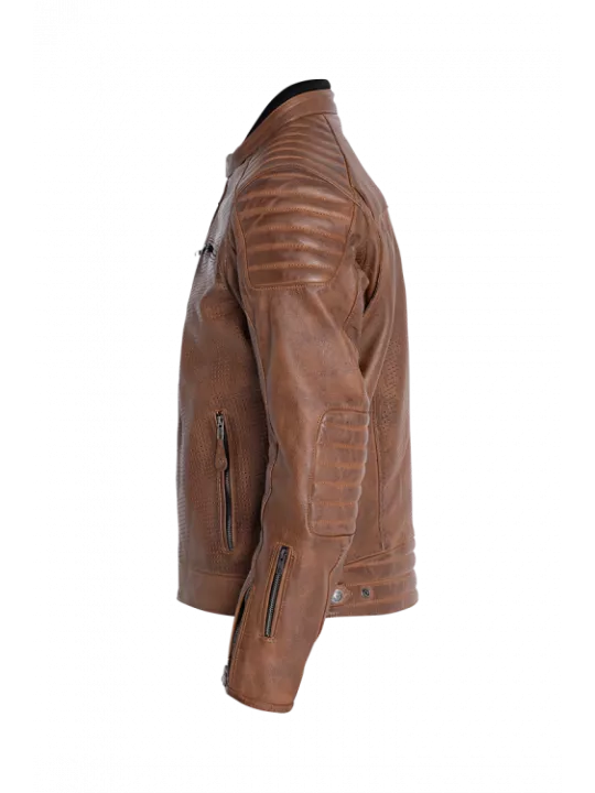 Giubbotto Moto Cuir Storm - John Doe