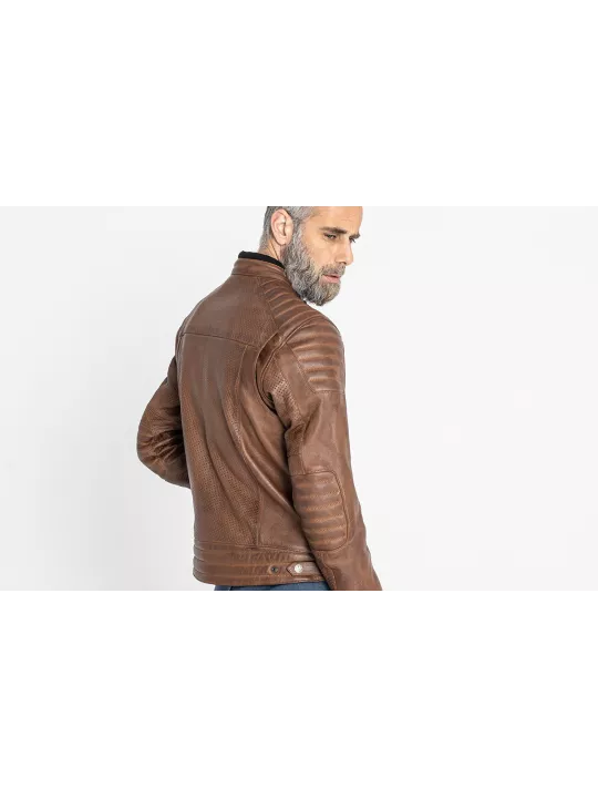 Giubbotto Moto Cuir Storm - John Doe