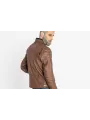 Chaqueta de cuero para moto Storm - John Doe