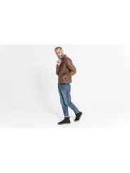Motorradjacke Leder Storm - John Doe